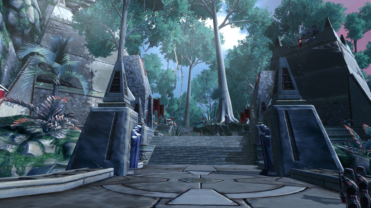 Sith Tempel (Brücke zwischen Tempel und der restlichen Anlage)