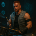 Leikson - Der Drummer [AI Bild]