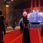 Ankunft im Konferenzsaal