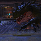 Kell-Drache im Raumhafen